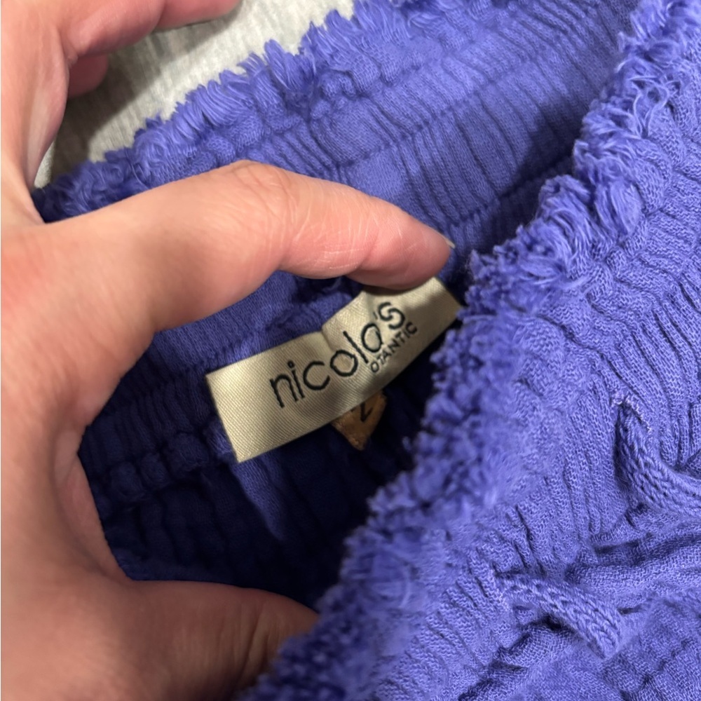Nicolas Women's Purple Wide-Leg Pants Size 2 - Picture 5 of 11